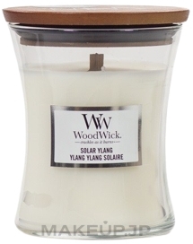 Scented Candle in Glass - WoodWick Hourglass Candle Solar Ylang Ylang — photo 85 g