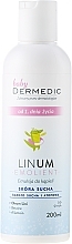 Fragrances, Perfumes, Cosmetics Bath Emulsion - Dermedic Linum Emolient Baby Emulsion