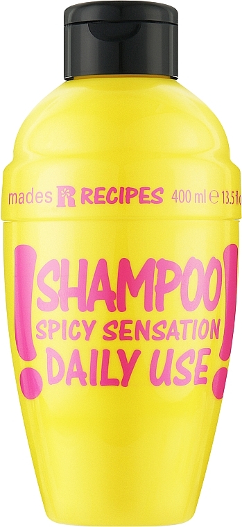 Spicy Sensation Shampoo for Daily Use - Mades Cosmetics Recipes Spicy Sensation Daily Use Shampoo — photo N1