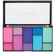 Fragrances, Perfumes, Cosmetics Eyeshadow Palette - Makeup Revolution Reloaded Dimension Eyeshadow Palette Vivid Passion