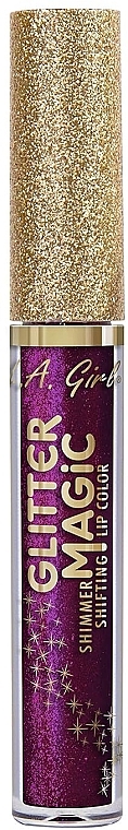 リップグロス - L.A. Girl Glitter Magic Shimmer Shifting Lip Color — photo N1