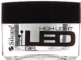 Nail Gel Polish, white - Silcare High Light LED White — photo N1