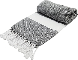 Fragrances, Perfumes, Cosmetics Hammam Towel, Anthracite - Yeye Diamond