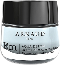 Fragrances, Perfumes, Cosmetics Sea Water Protective Face Cream - Arnaud Aqua Detox Extreme Climate Cream