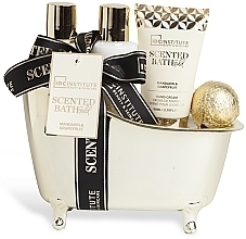 Fragrances, Perfumes, Cosmetics Beauty Set - IDC Institute Scented Bath Gold (sh/gel/100ml + b/lot/100ml + h/cr/80ml + b/bomb/30g)