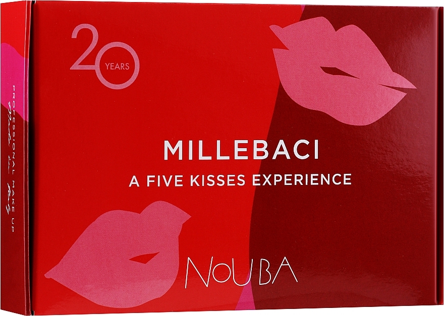 Set #1 - NoUBA Millebaci Box Set 5 Kisses Experience (lipstick/5x6ml) — photo N1