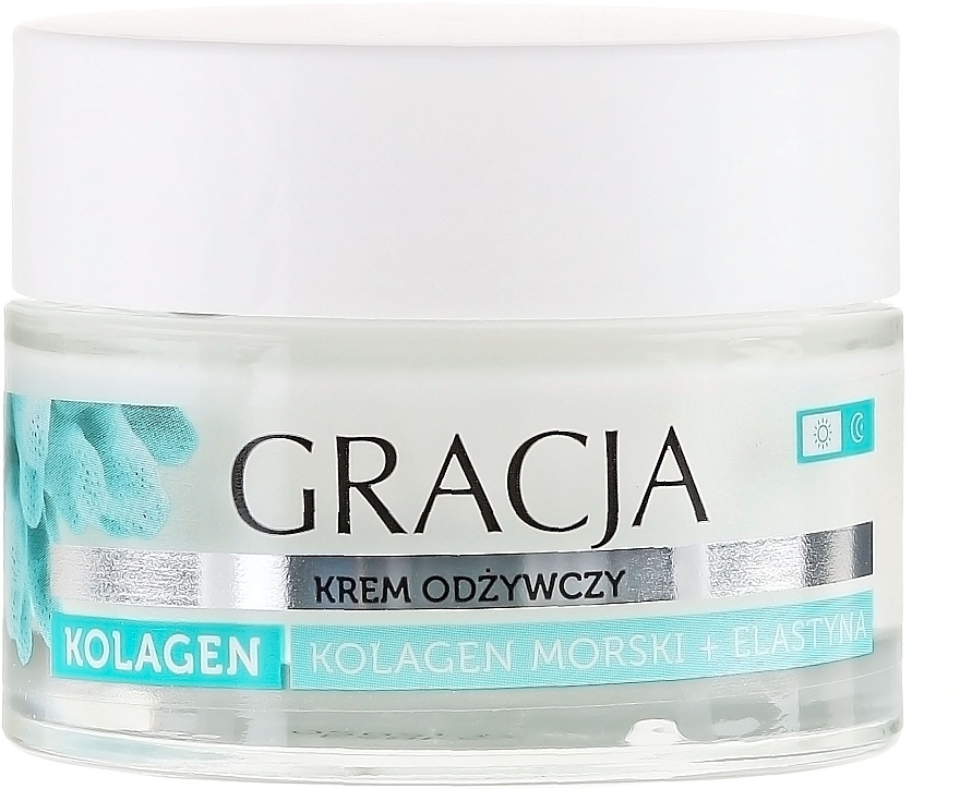 Anti-Wrinkle Nourishing Cream - Gracja Sea Collagen And Elastin Anti-Wrinkle Day/Night Cream — photo N1