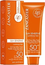 Oil-Free Sun Face Fluid SPF50 - Lancaster Sun Sensitive Oil Free Milky Fluid SPF50 — photo N1