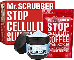 Fragrances, Perfumes, Cosmetics Set - Mr.Scrubber Stop Cellulite Cold Pepper Slim (cr/cold/250g + scrub/200g)