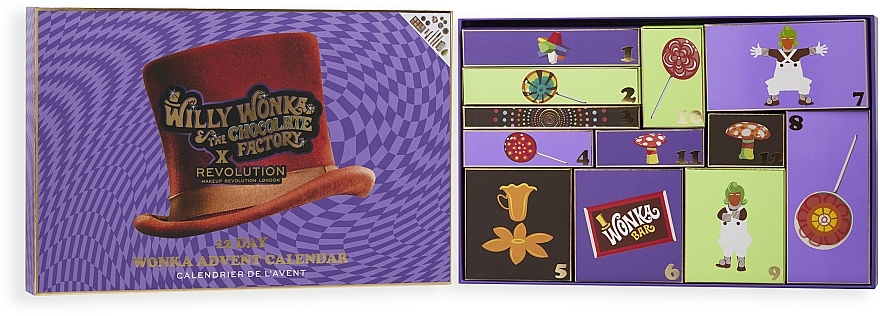 Advent Calendar - Makeup Revolution Wonka Advent Calendar — photo N7