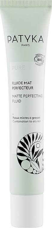 Mattifying Face Fluid - Patyka Pure Matte Perfecting Fluid — photo N1