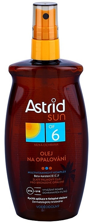 Tan Oil Spray SPF6 - Astrid Sun Suncare Spray Oil SPF6 — photo N1