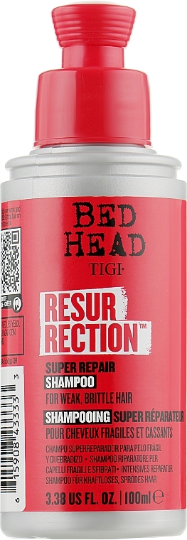 Shampoo for Weak & Brittle Hair - Tigi Bed Head Resurrection Super Repair Shampoo — photo N2