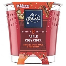 Fragrances, Perfumes, Cosmetics Scented Candle - Glade Candle Small Scented Candle Apple Cosy Cider