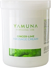 Fragrances, Perfumes, Cosmetics Ginger & Lime Massage Cream - Yamuna Ginger Lime Massage Cream