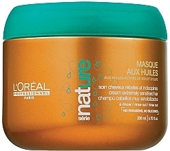 Fragrances, Perfumes, Cosmetics Unruly Hair Mask - L'Oreal Professionnel Nature Rebellisches Mask