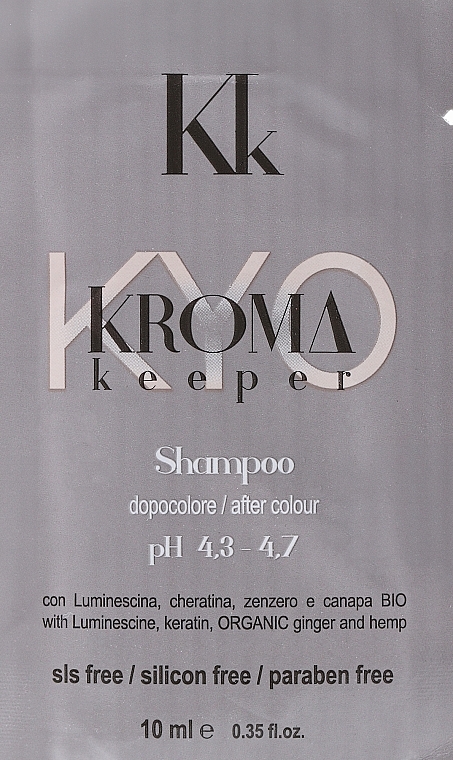 GIFT! Multiprotective Shampoo for Colored Hair - Kyo Kroma Keeper Shampoo — photo N1