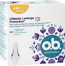 Tampons, 56 pcs - O.b. ExtraProtect Normal — photo N5