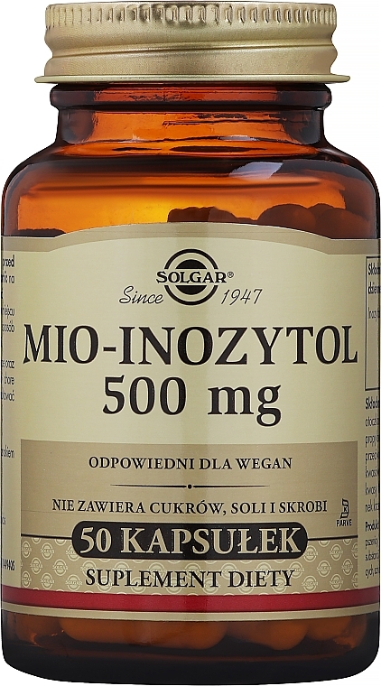 Myo-Inositol Food Supplement, 500 mg - Solgar — photo N1