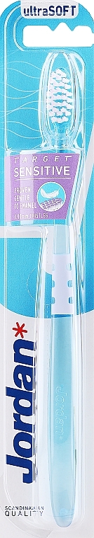 Toothbrush for Sensitive Teeth and Gums, ultrasoft, blue - Jordan Target Sensitive — photo N1
