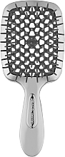 Hair brush, 21.5x9x3.5 cm, chrome - Janeke SuperBrush Small Chrome — photo N1