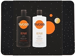 Fragrances, Perfumes, Cosmetics Set - Syoss Repair Metal Box (shmp/440ml + cond/440ml)