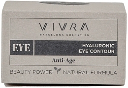 アイクリーム - Vivra Hyaluronic Eye Contour Anti-Age — photo N2