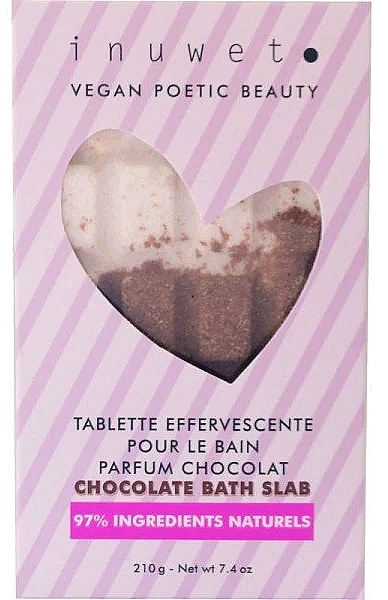 Effervescent Bath Tablets 'Chocolate' - Inuwet Tablette Bath Bomb Chocolate — photo N1