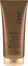 Fragrances, Perfumes, Cosmetics Bronzing Body Lotion - Dove Derma Spa Summer Revived Medium To Dark Skin Body Lotion