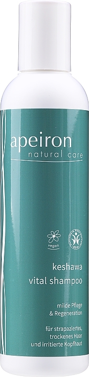 Dry and Damaged Hair Shampoo - Apeiron Keshawa Vital Shampoo — photo N1