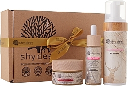 Fragrances, Perfumes, Cosmetics Set "Face Care & Cleansing 2022" - Shy Deer (f/mask/50ml + f/foam/150ml + f/ser/30ml)