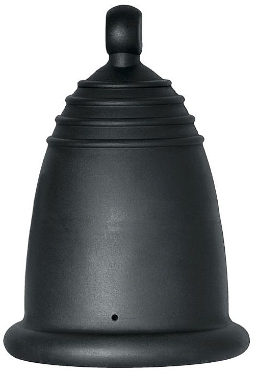 Menstrual Cup with Ball Stem, S-size, black - MeLuna Classic Menstrual Cup Ball — photo N3