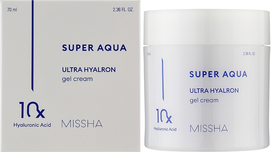 Moisturising Face Gel Cream - Missha Super Aqua Ultra Hyalron Gel Cream — photo N2