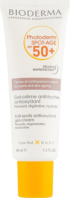 Sun Protection Facial Cream-Gel - Bioderma Photoderm Spot-Age SPF 50+ — photo N1