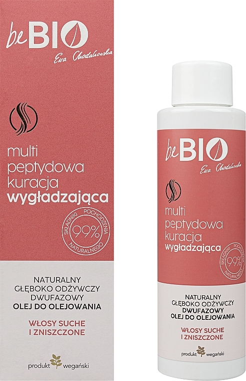 Nourishing Hair Oil with Biopeptides - BeBio — photo N1