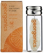 Fragrances, Perfumes, Cosmetics Dental Floss, 30 m - Georganics Natural Sweet Orange Dental Floss