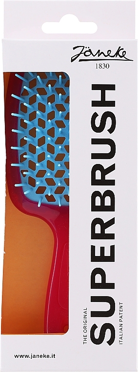 Hairbrush, Fuchsia and Blue - Jäneke Superbrush — photo N2