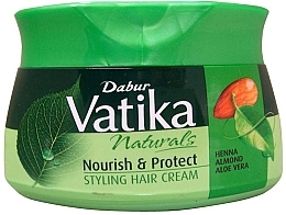 Fragrances, Perfumes, Cosmetics Nourishing Hair Cream - Dabur Vatika Nourish & Protect Styling Cream