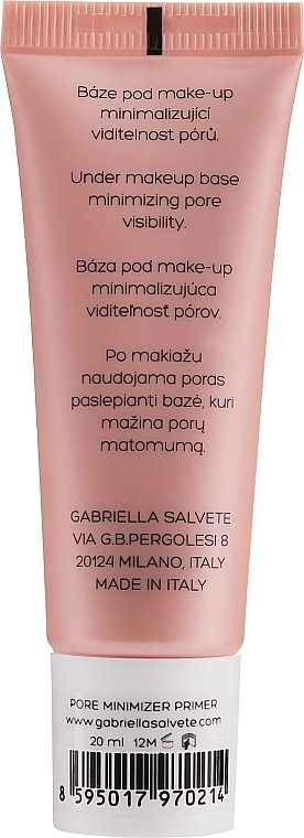Face Primer - Gabriella Salvete Pore Minimizer Skin Primer — photo N2