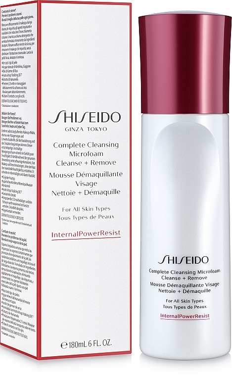 Makeup Removal Cleansing Foam - Shiseido Complete Cleansing Microfoam — photo N1