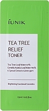 Soothing Tea Tree Toner - iUnik Tea Tree Relief Toner (sample) — photo N1