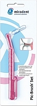 Fragrances, Perfumes, Cosmetics Interdental Brush, pink - Miradent Pic-Brush Set