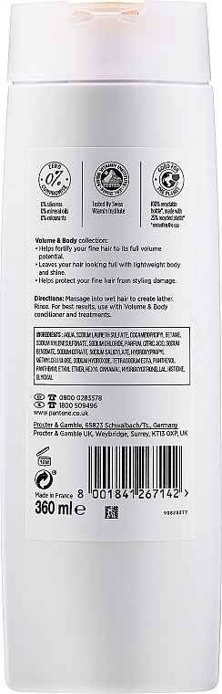 Hair Shampoo - Pantene Pro-V Volume & Body Shampoo — photo N2