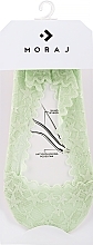 Fragrances, Perfumes, Cosmetics Women Lace Liner Socks, green - Moraj