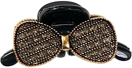 Fragrances, Perfumes, Cosmetics Claw Clip, black with brown crystals - Lolita Accessories