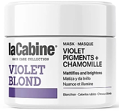 Fragrances, Perfumes, Cosmetics Blonde Hair Mask - La Cabine Violet Blond Mask Violet Pigments + Chamomille