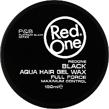 Watery Hair Wax - Red One Aqua Hair Gel Wax Full Force Black — photo N1
