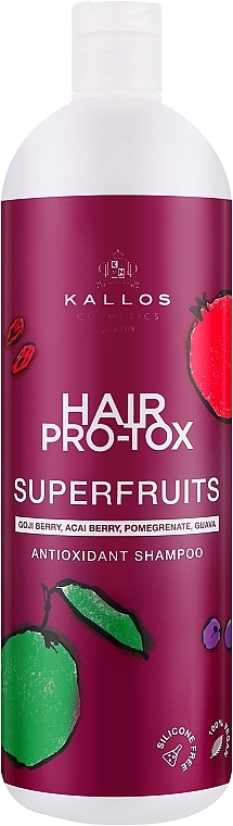 Shampoo - Kallos Hair Pro-tox SuperFruits Antioxidant Shampo — photo N1