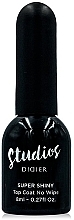 Hybrid Nail Polish Top Coat - Didier Lab Studios Top Coat No Wipe Super Shiny — photo N1