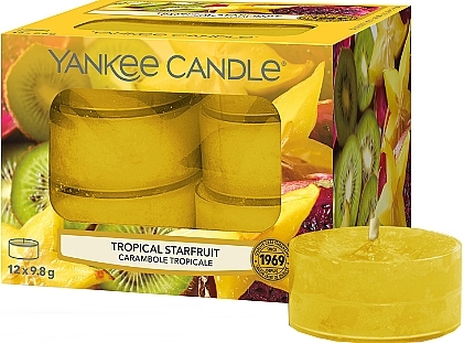 Tea Light - Yankee Candle Tea Light Candles Tropical Starfruit — photo N1
